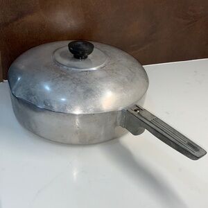 Wagner Ware Magnalite Deep Chicken Fryer Skillet With Lid 4569P Sydney O Vintage